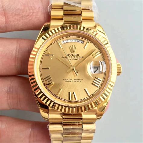 faux gold rolex